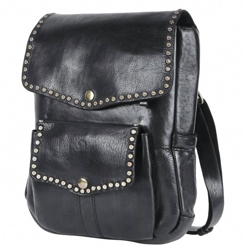 NEW SPAGHETTI WESTERN women's genuine leather bag in black